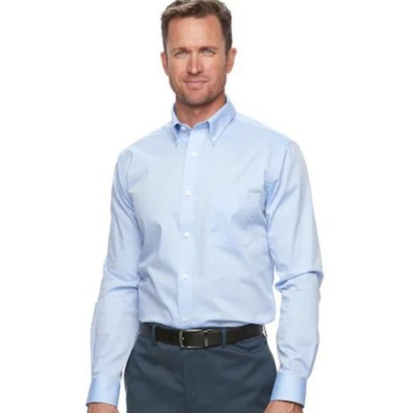 Brooks Brothers Other - Brooks Brothers Milano Classic Blue Dress Shirt